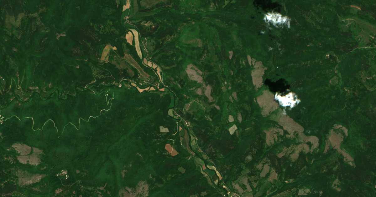 Satellite map of Vranya stena