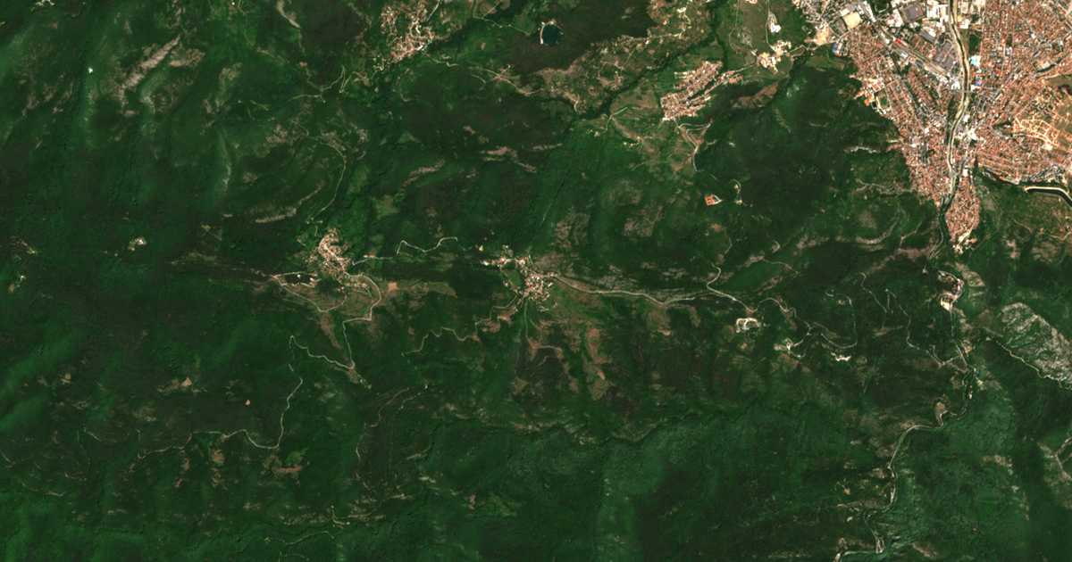 Satellite map of Lyaskovo