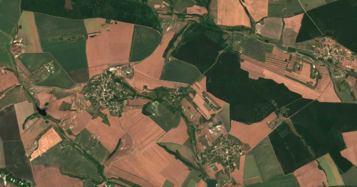 Satellite map of Bedzhene