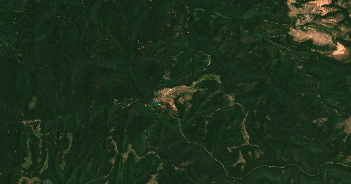 Satellite map of Bratan