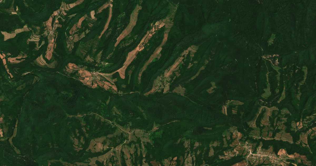 Satellite map of Dabova