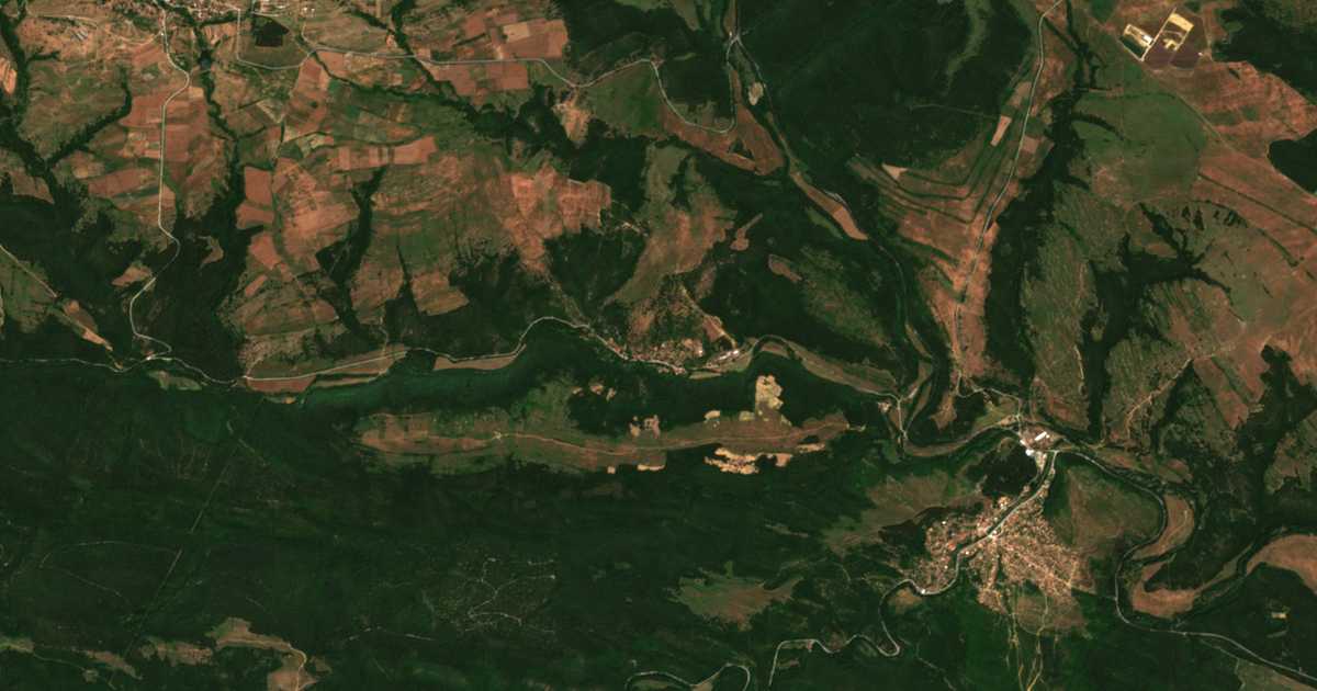 Satellite map of Katunishte