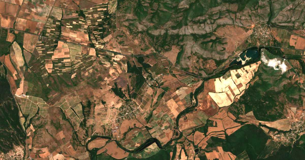 Satellite map of Bliznets