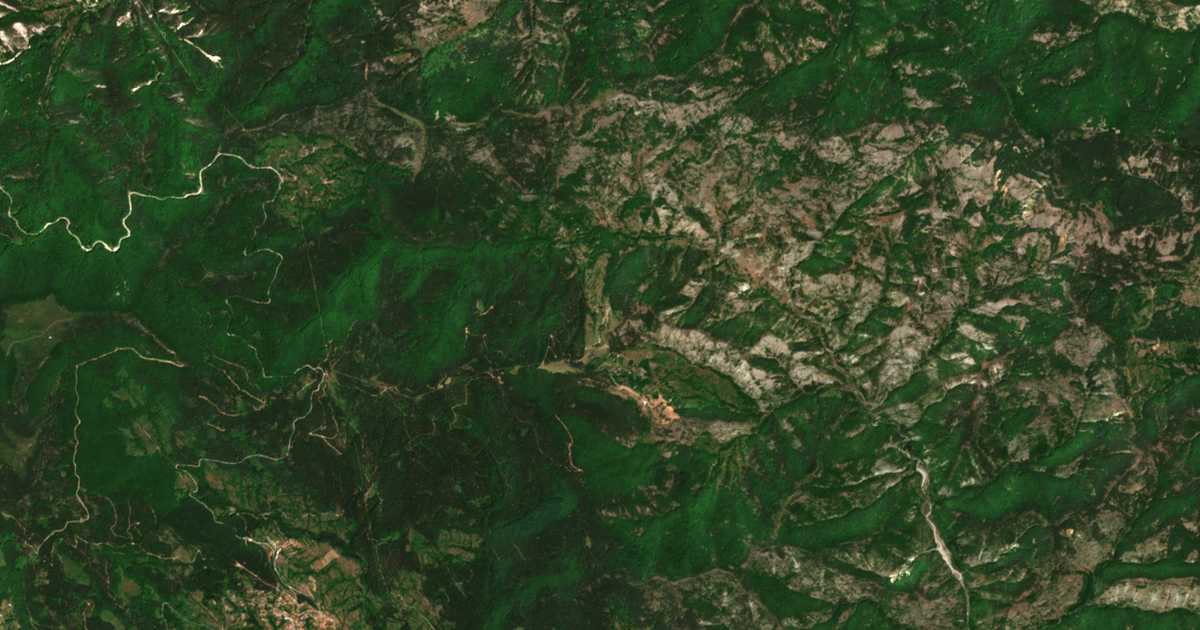 Satellite map of Riben dol
