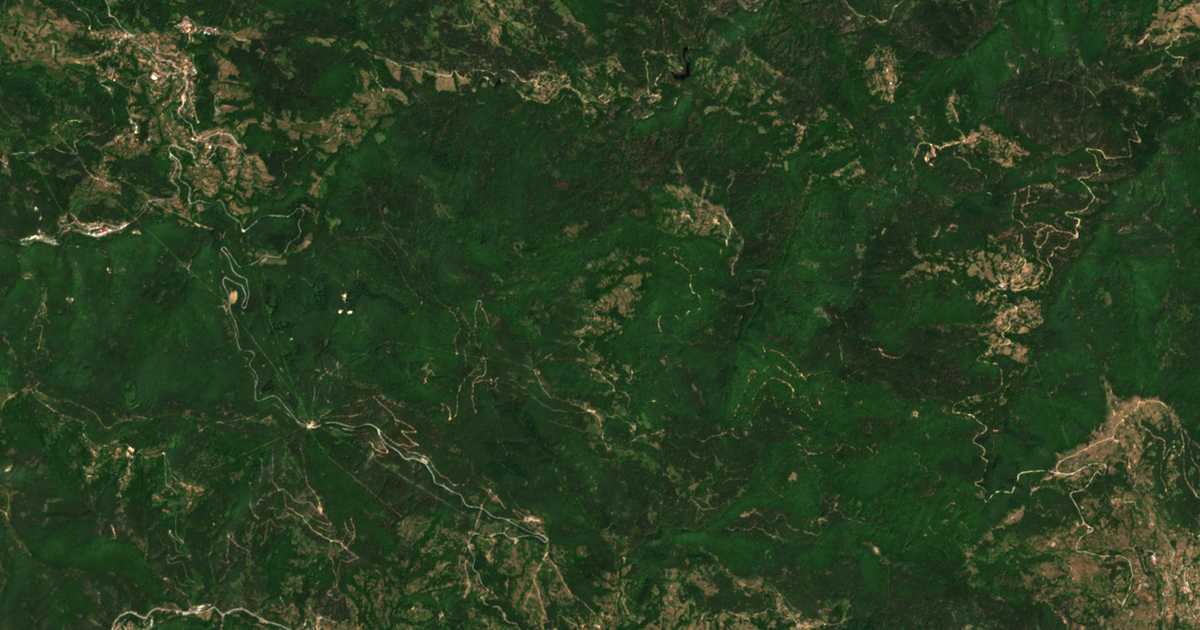 Satellite map of Trave