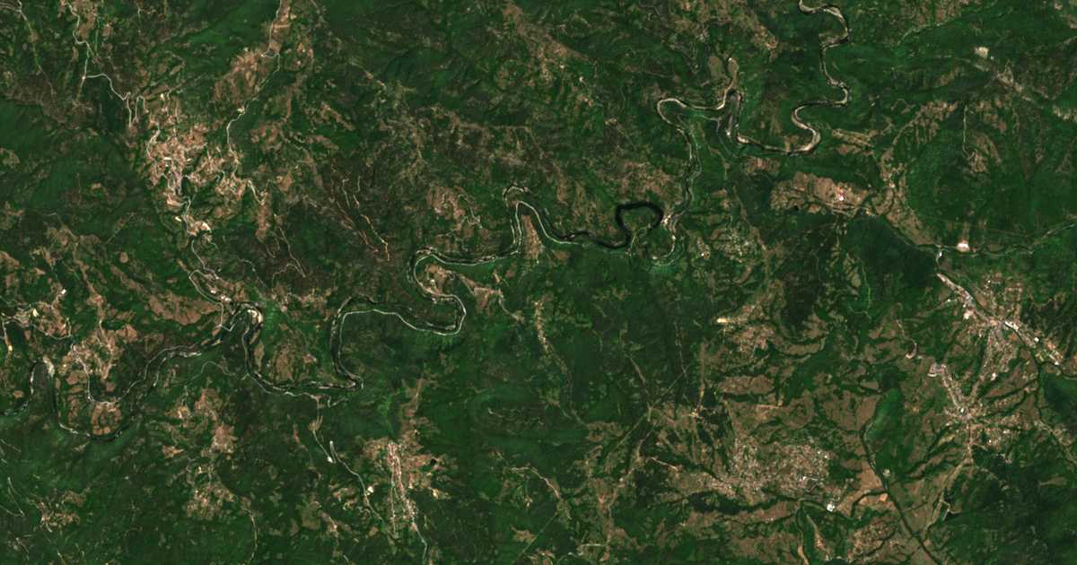 Satellite map of Vehtino