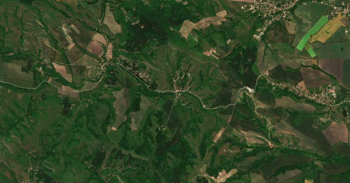 Satellite map of Rosoman