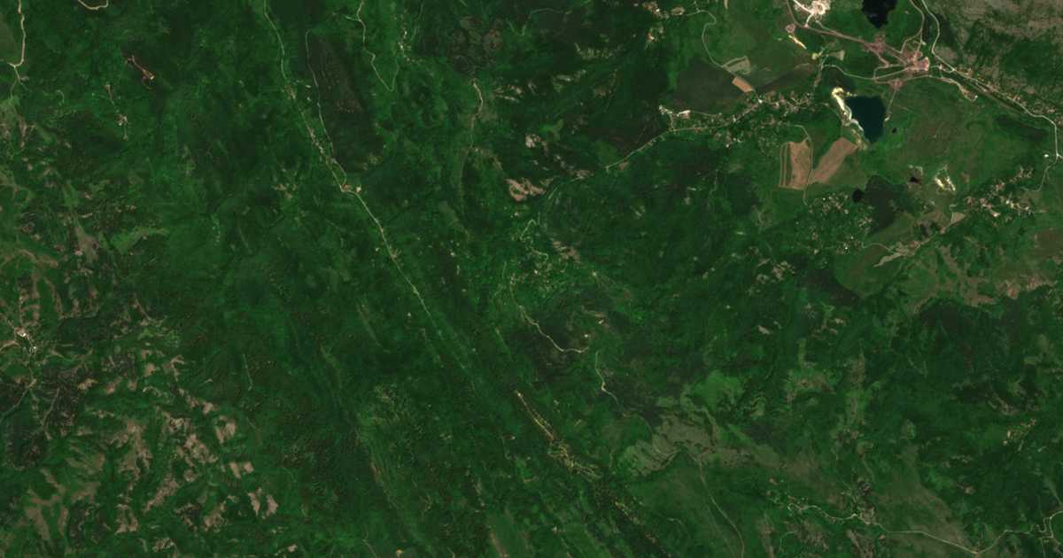 Satellite map of Chekanets