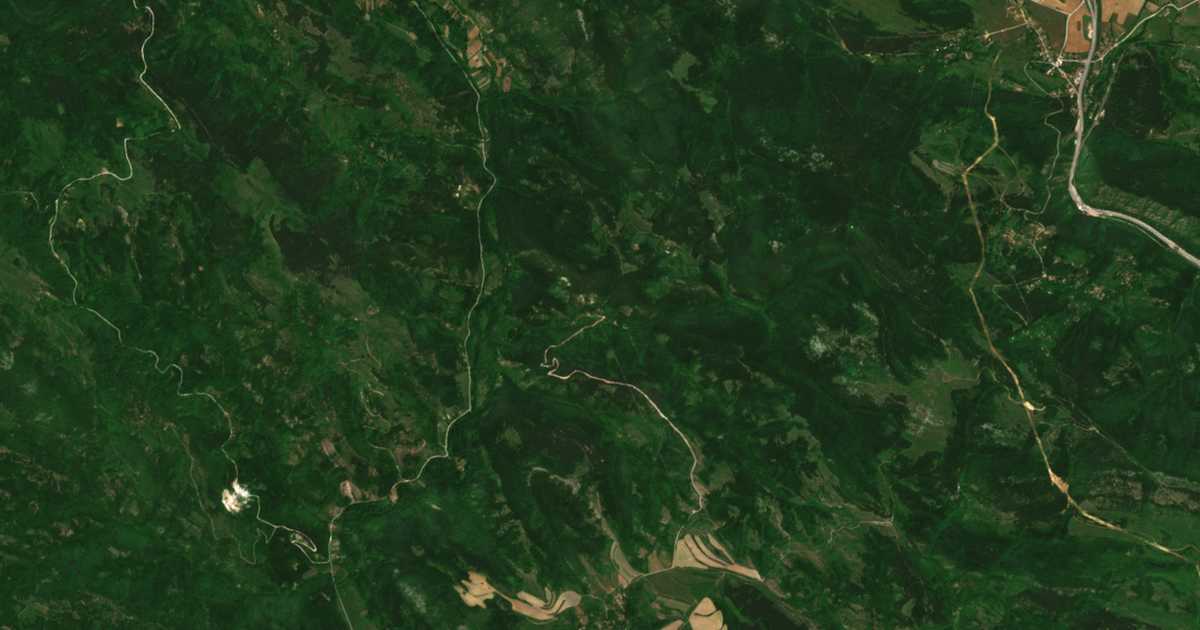 Satellite map of Dolno Novo Selo