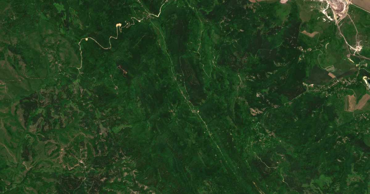 Satellite map of Gorno Selo