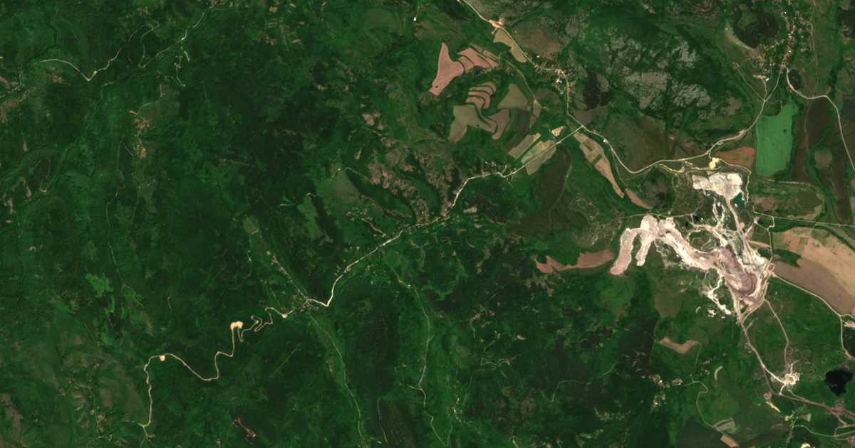 Satellite map of Krusha