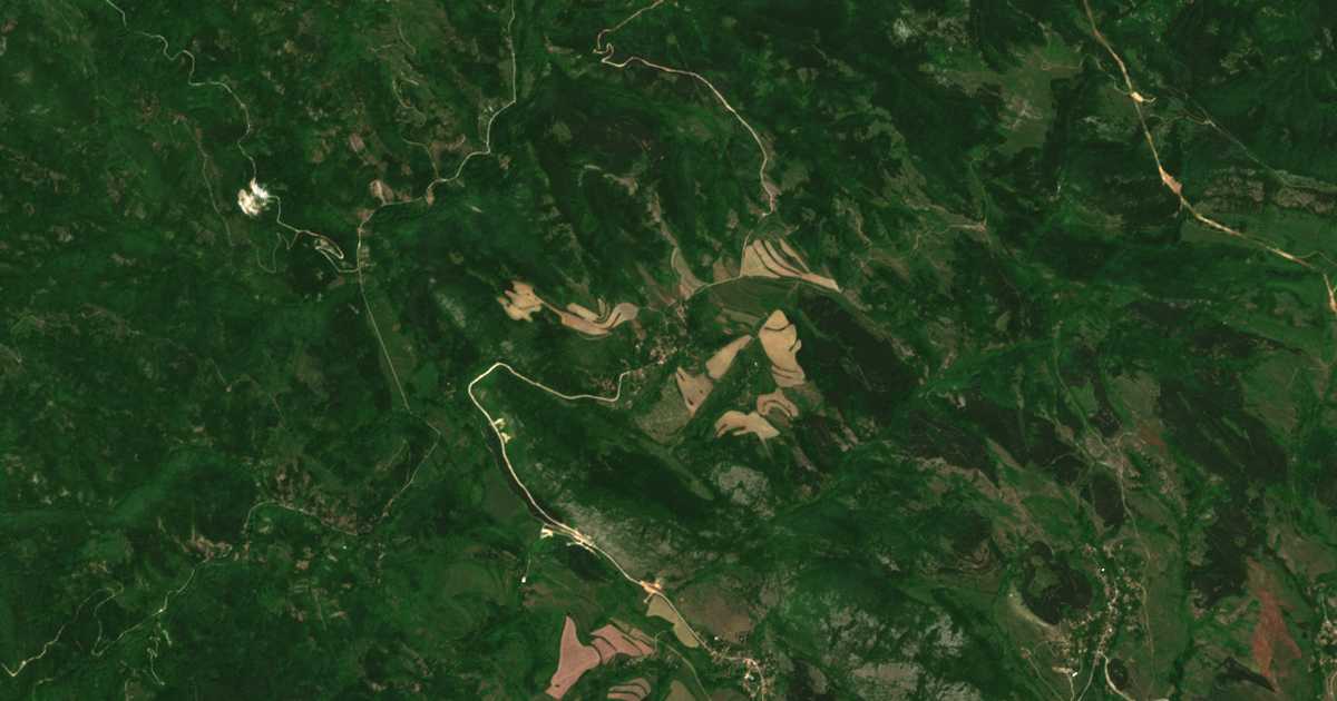 Satellite map of Vishan