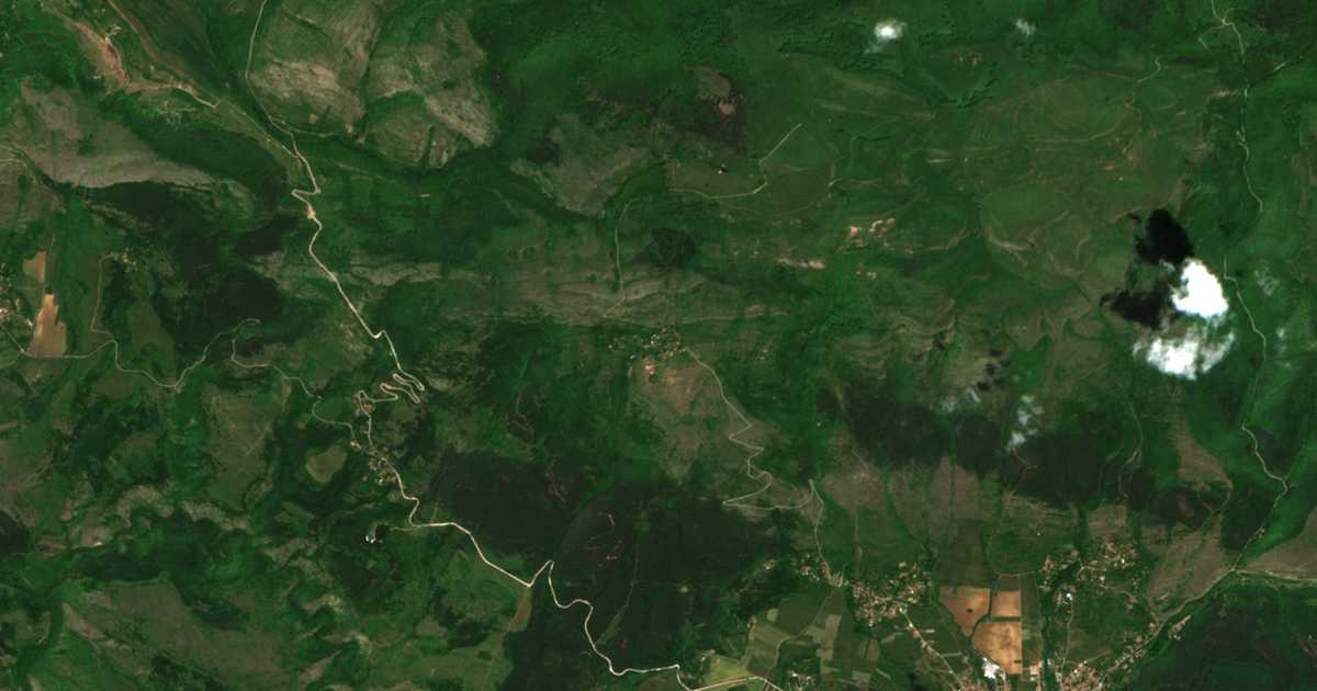 Satellite map of Ravna