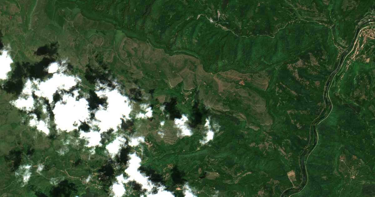 Satellite map of Zanoge