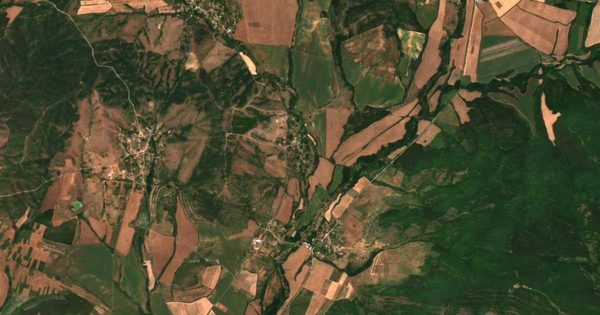 Satellite map of Markovo