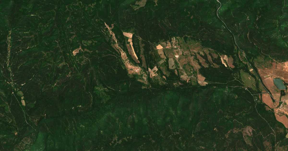 Satellite map of Dvorishte