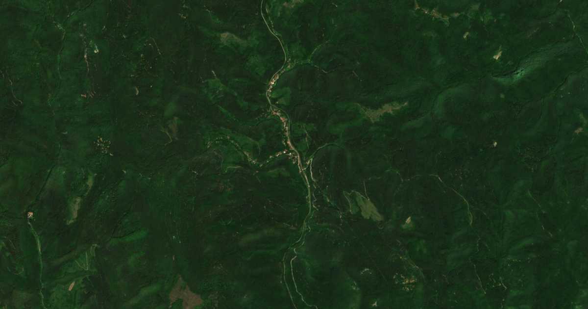 Satellite map of Borushtitsa