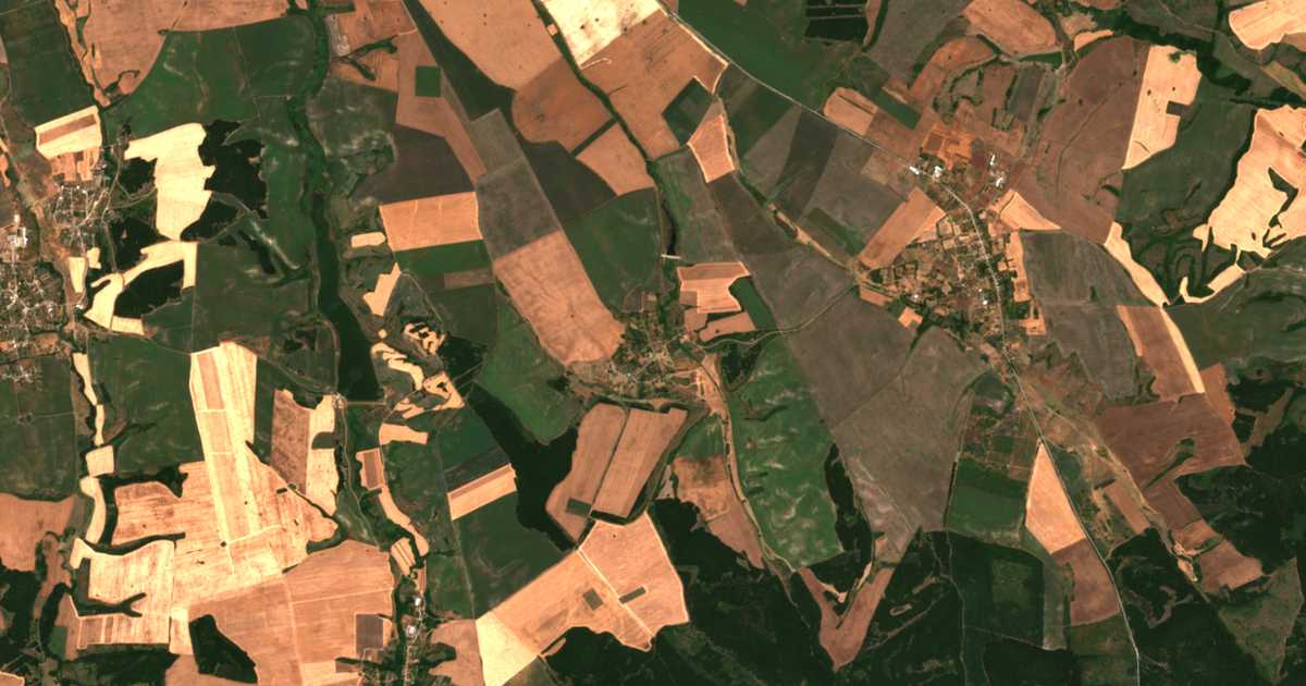Satellite map of Bashtino