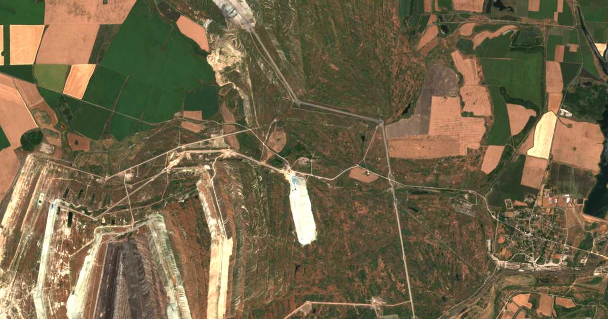 Satellite map of Gledachevo