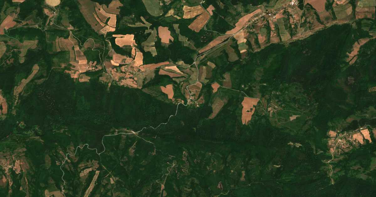 Satellite map of Glashatay