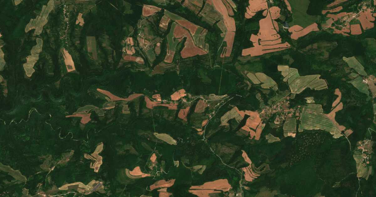 Satellite map of Malogradets