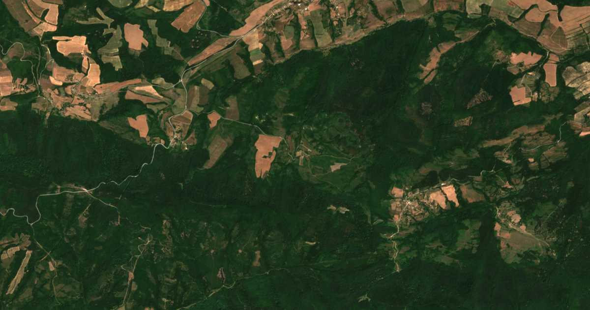Satellite map of Milino
