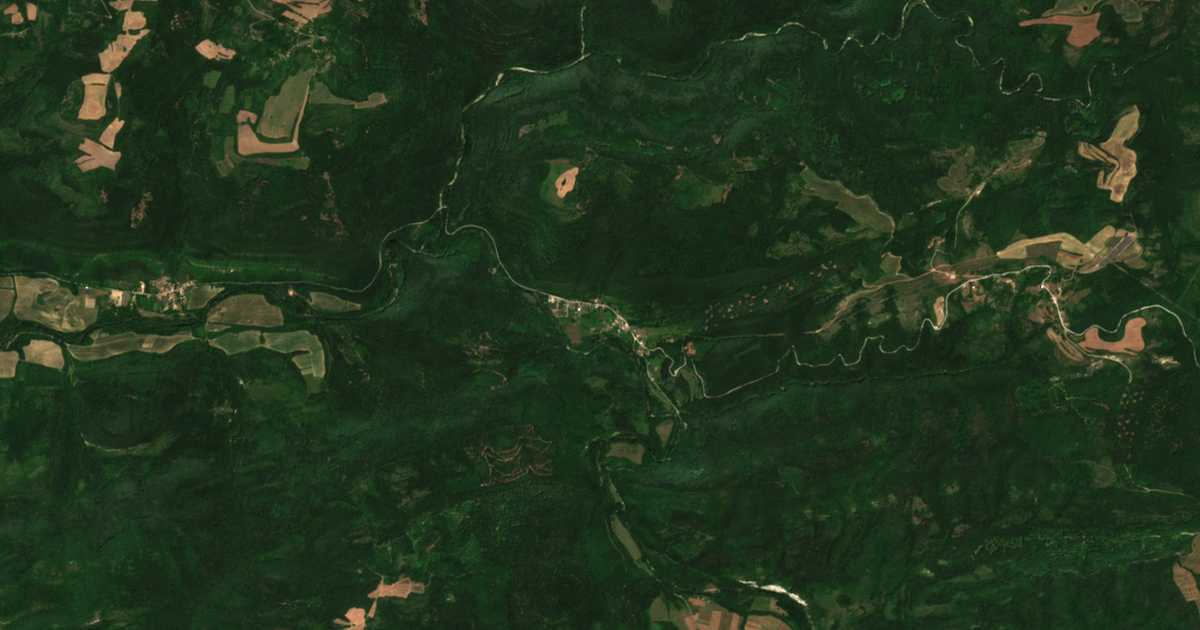 Satellite map of Stara rechka