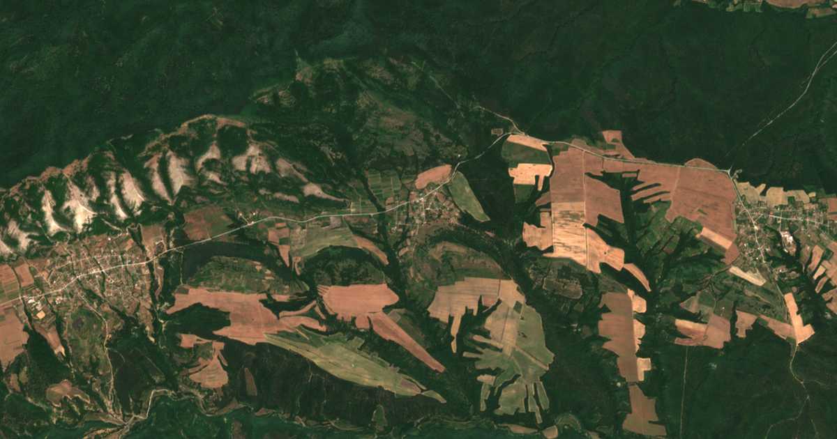 Satellite map of Bardarevo