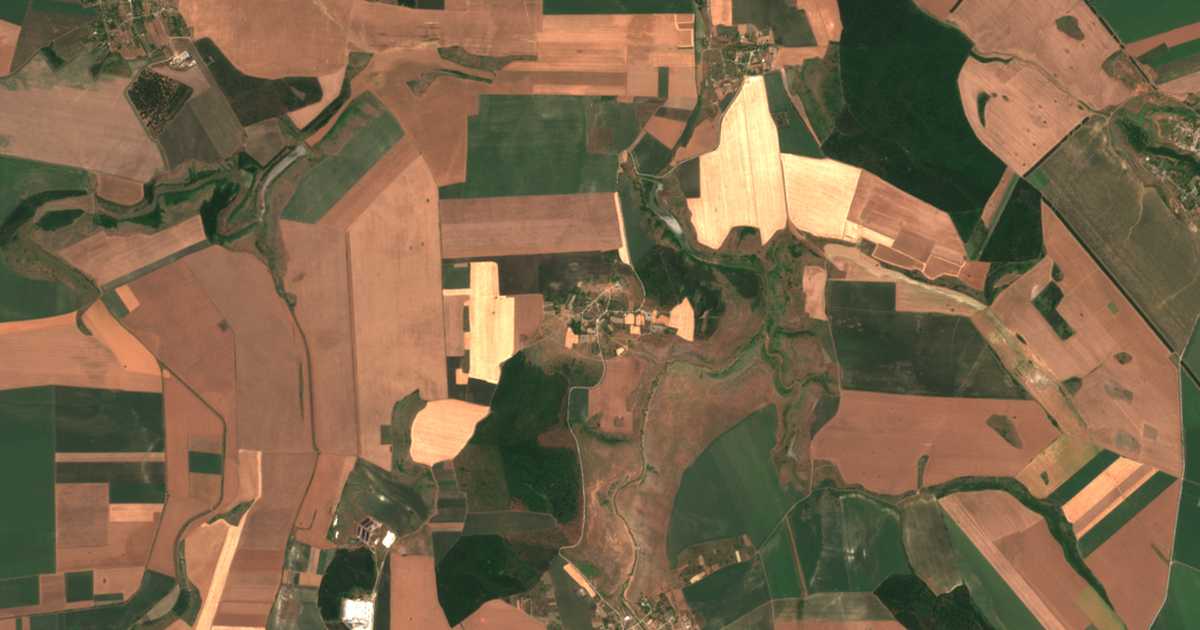 Satellite map of Zvanets