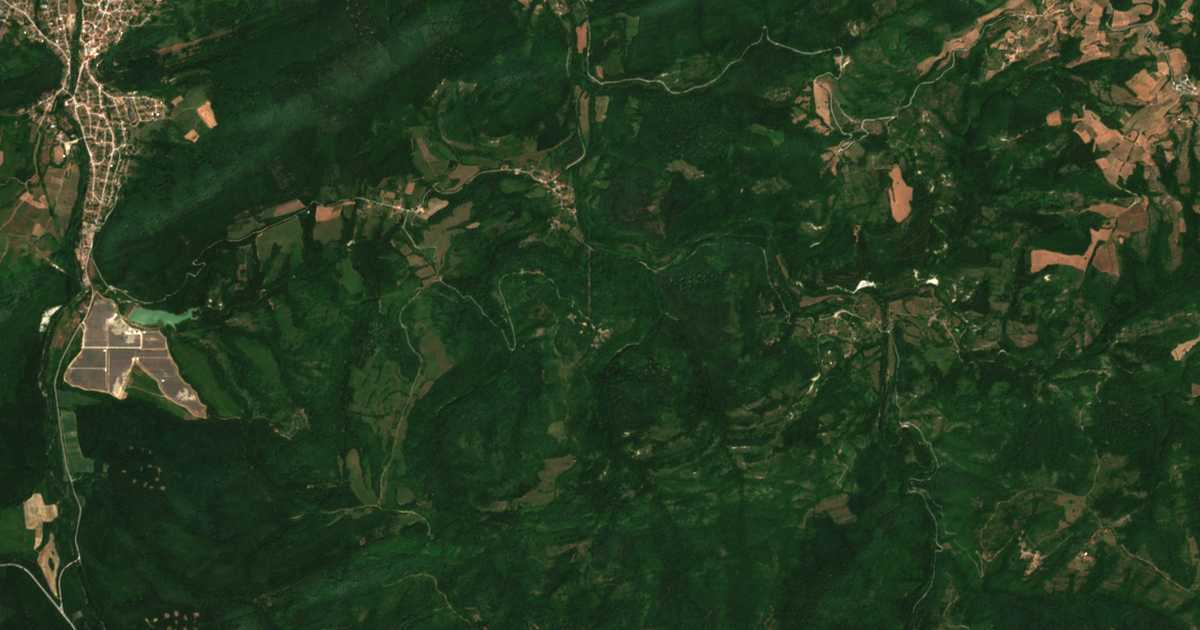 Satellite map of Dedintsi