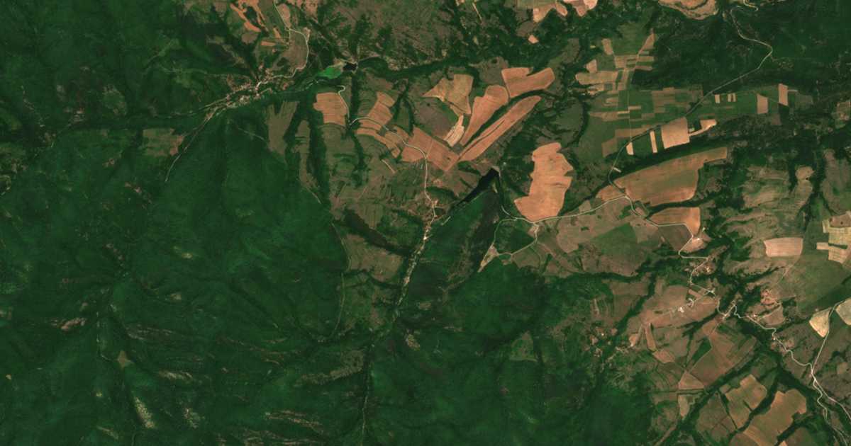 Satellite map of Oshane