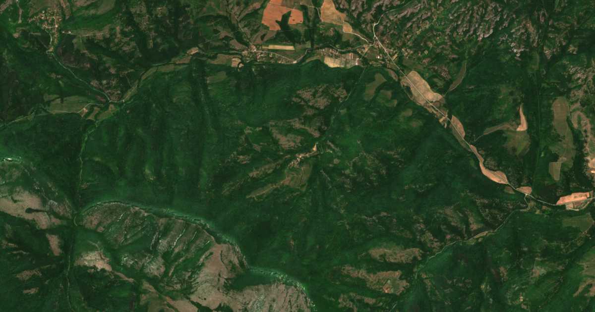 Satellite map of Prolaznitsa