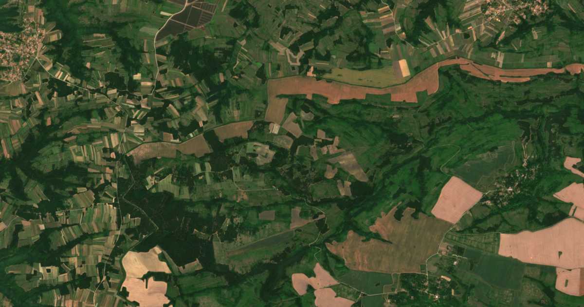 Satellite map of Gradskovski kolibi