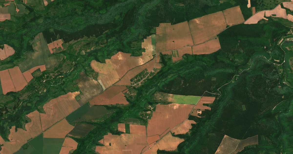 Satellite map of Milchina laka