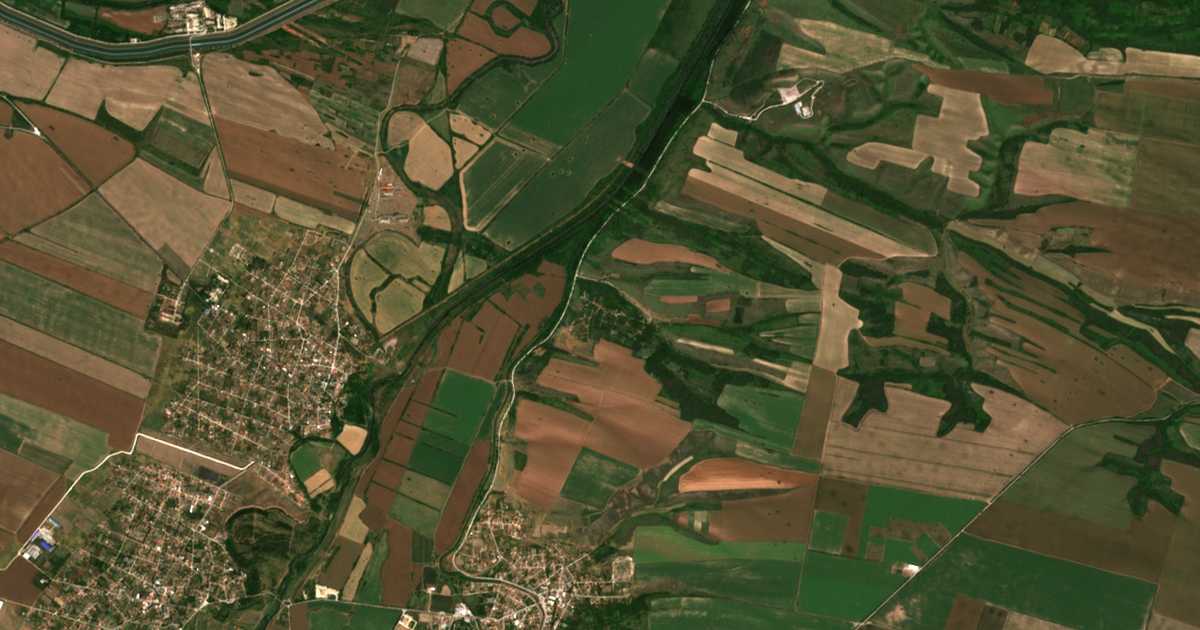 Satellite map of Saraevo