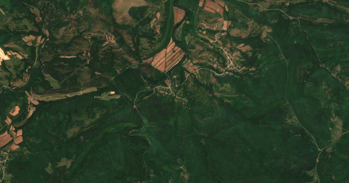 Satellite map of Karash
