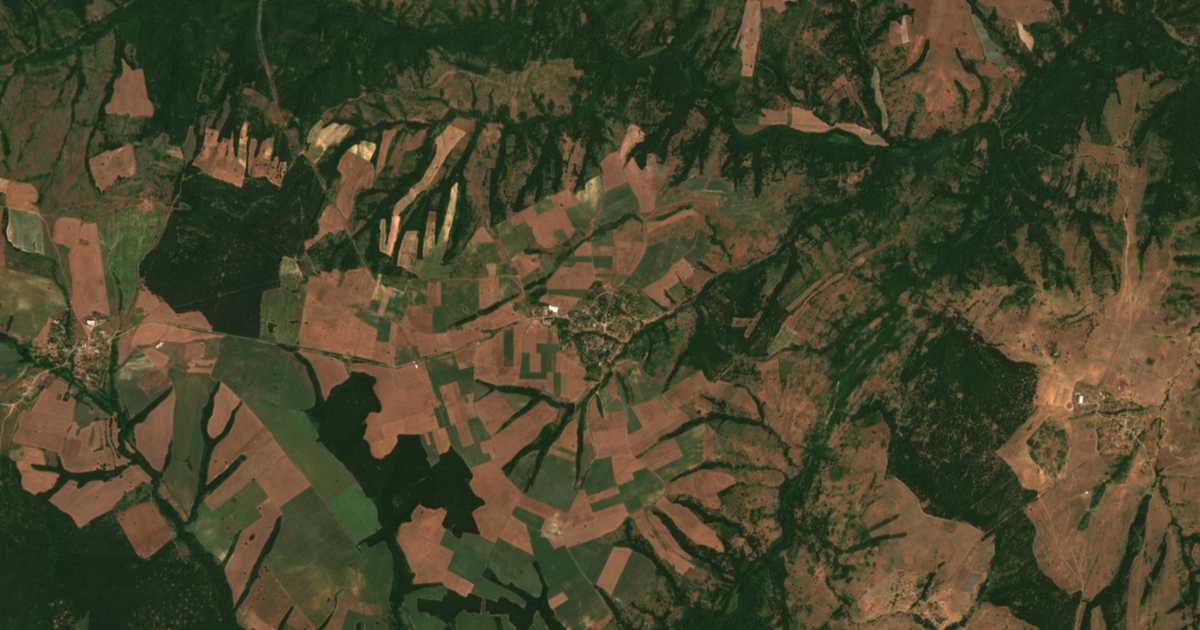 Satellite map of Oman