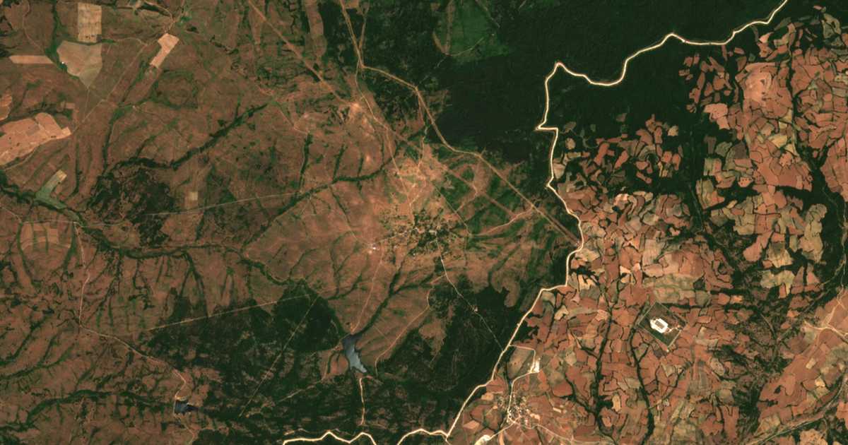 Satellite map of Strandzha