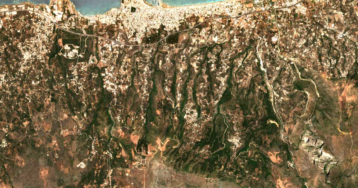 Satellite map of Agia Irini