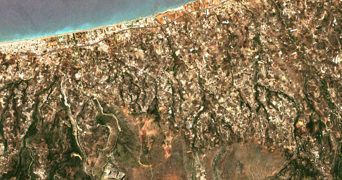 Satellite map of Agia