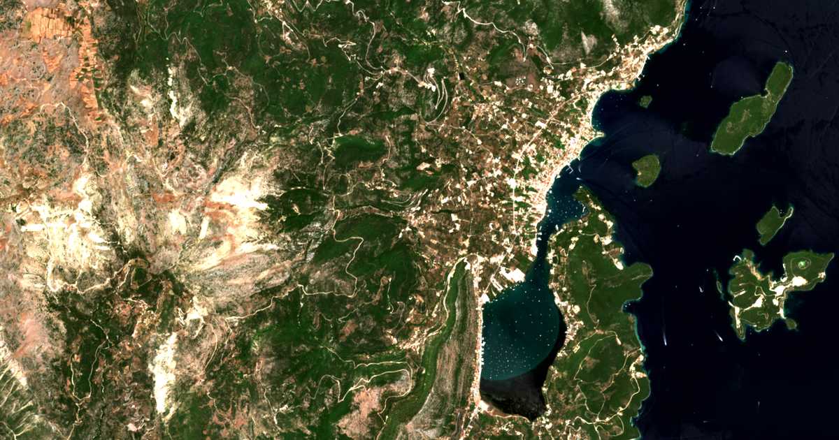 Satellite map of Agios Christoforos