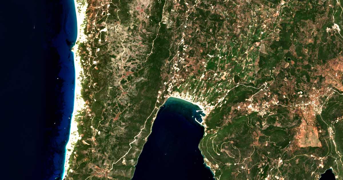 Satellite map of Ponti Agiou Petrou