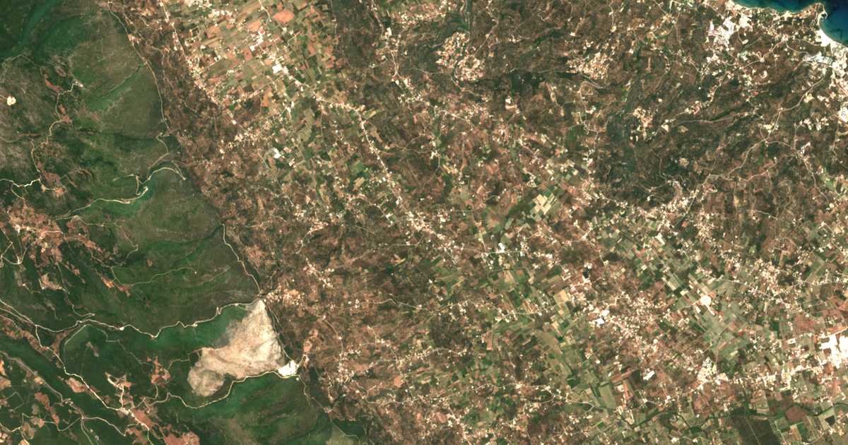 Satellite map of Agios Dimitros