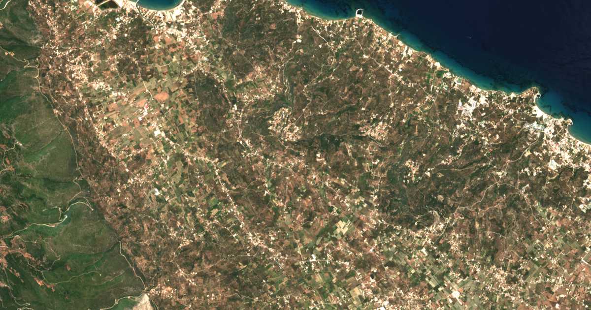 Satellite map of Kato Gerakari