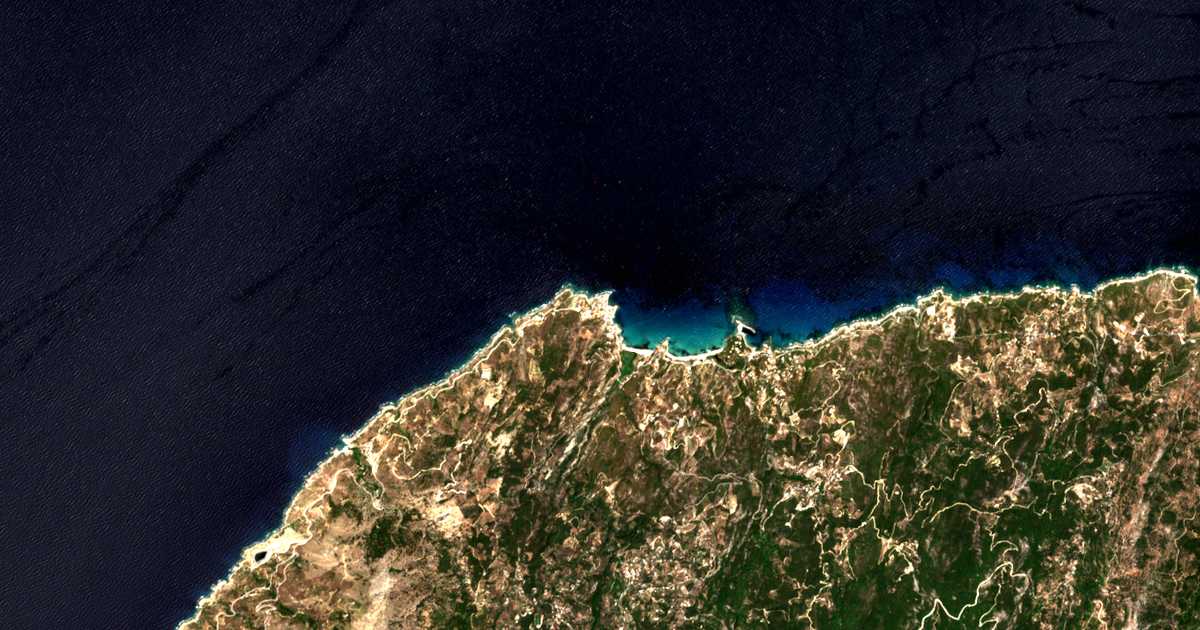 Satellite map of Armenistis