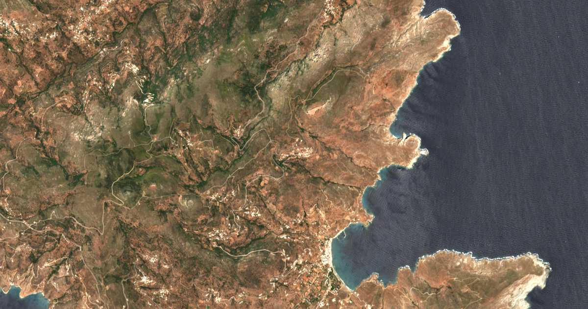 Satellite map of Kochylos