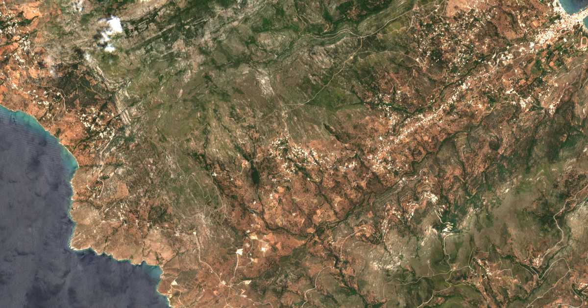 Satellite map of Pitrofos